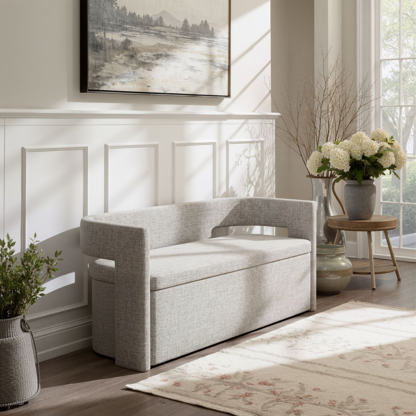 Papua - Storage Bench - Gray