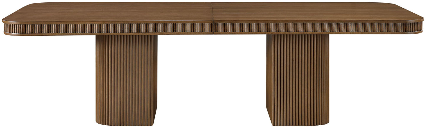 Mohari - Solid Wood And Oak Veneer 112" / 160" Dining Table