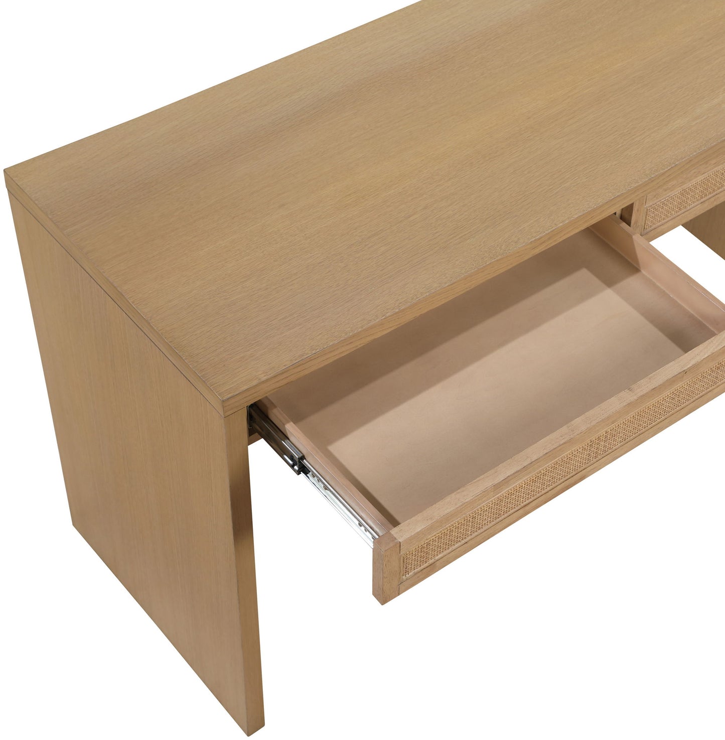 Avro - Solid Wood And Oak Veneer Desk