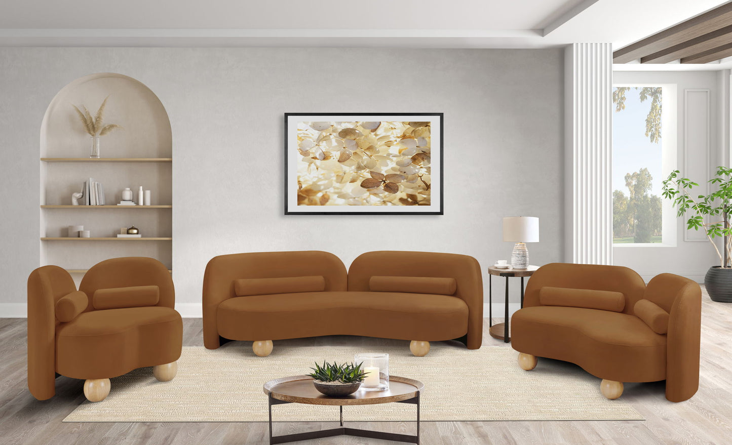 Daphne - Velvet Sofa