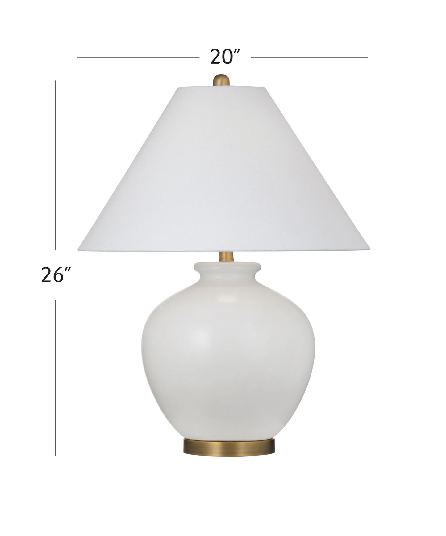 Graham - Table Lamp - White