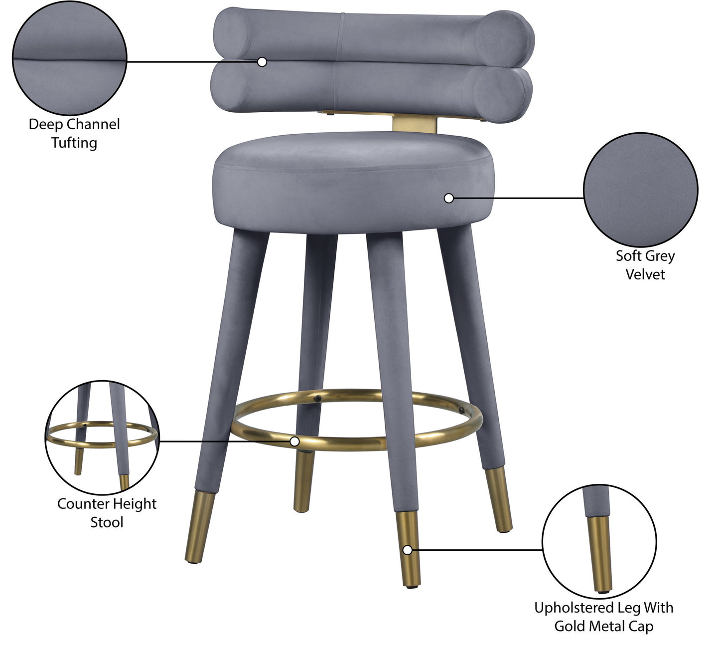 Fitzroy - Counter Stool (Set of 2)