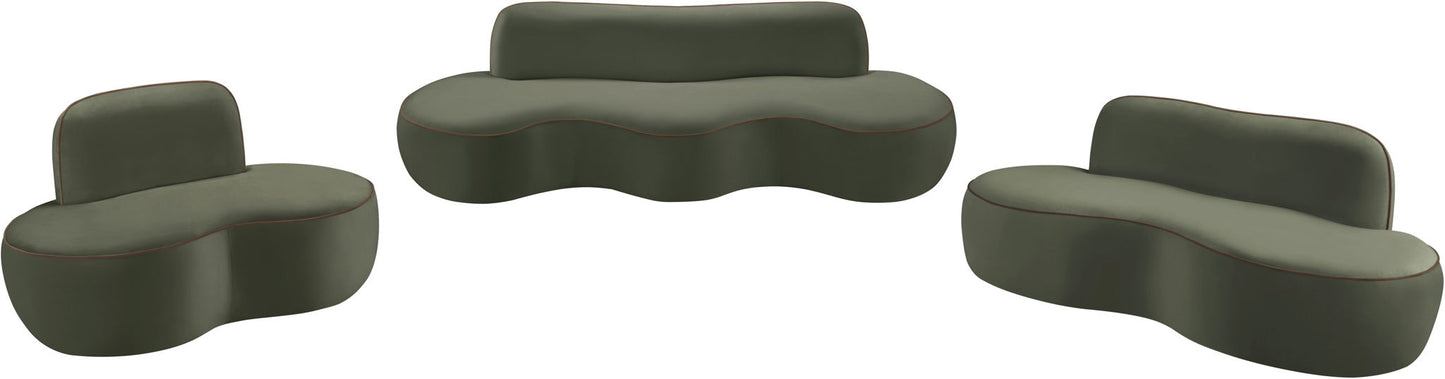 Swerve - Velvet Upholstered Chair