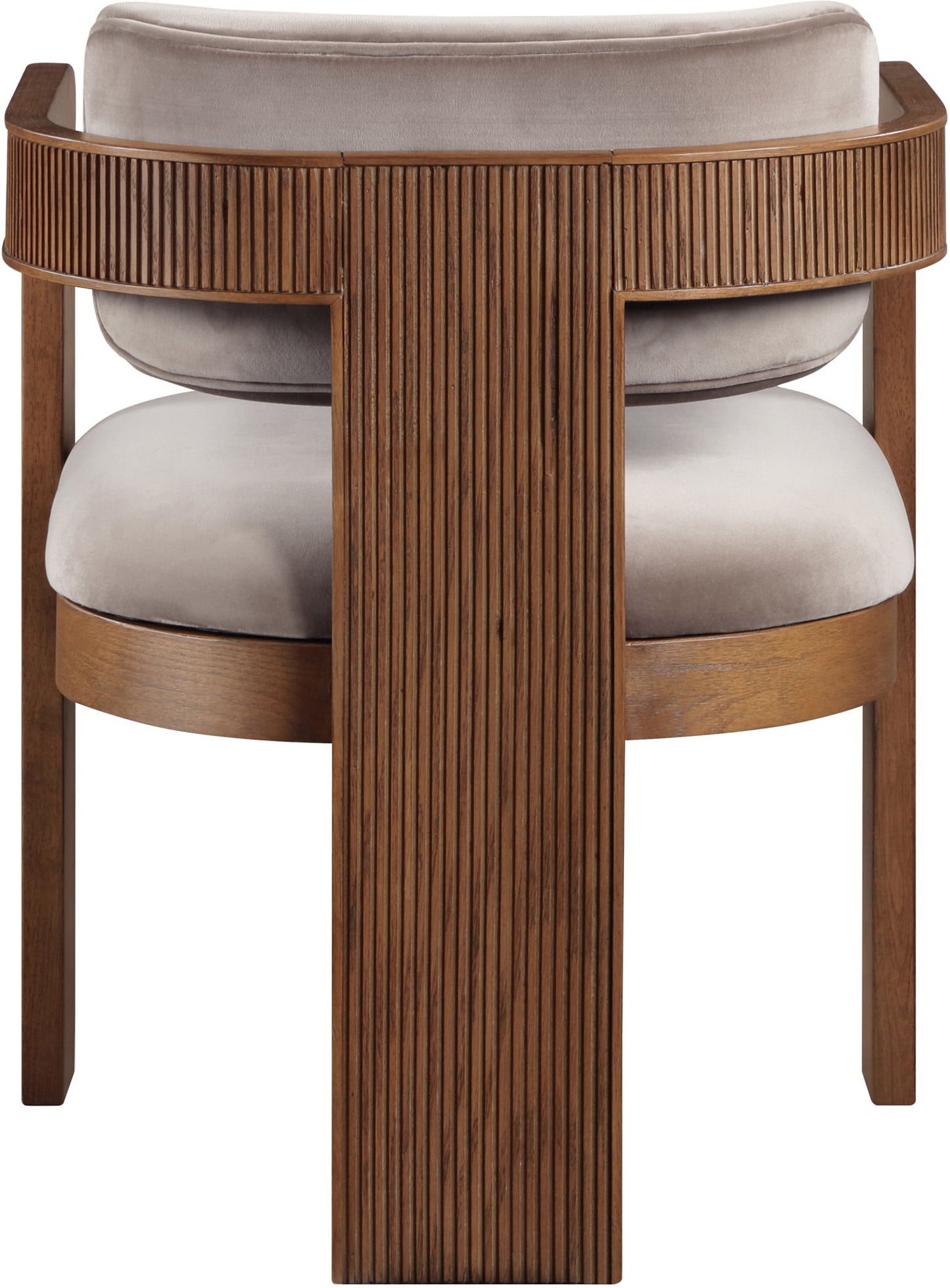 Sacha - Velvet Dining Chair With Brown Base (Set of 2)
