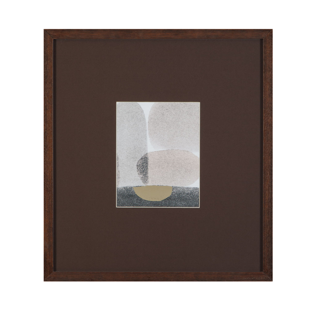 Stone Secrets I Framed Print - Brown