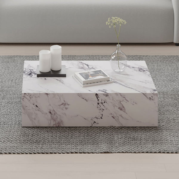 Fritzy - 48" Coffee Table - Engineered Stone