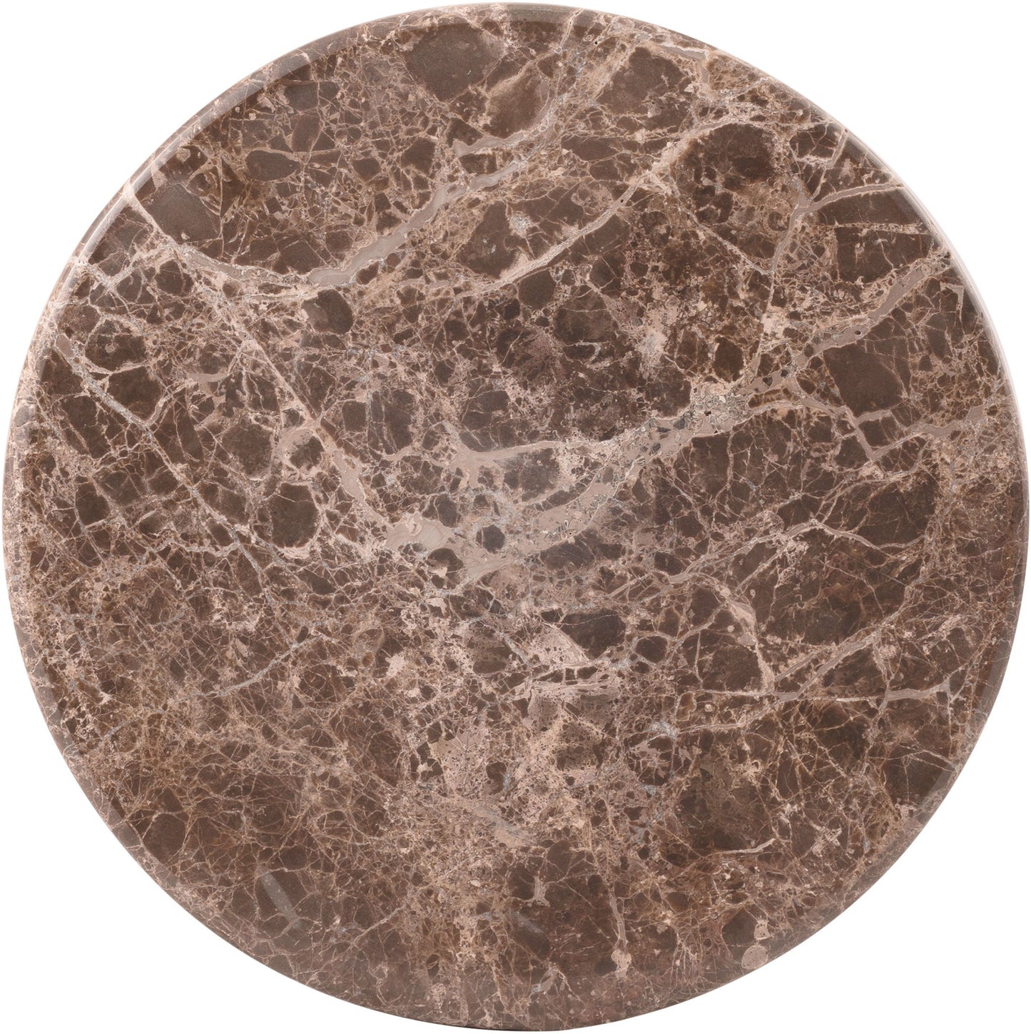 Cindra - Genuine Marble Top And Iron Base Table