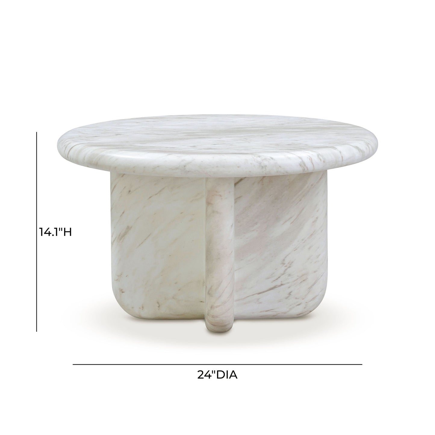 Juju - Nesting Indoor / Outdoor Coffee Tables (Set of 2) - White