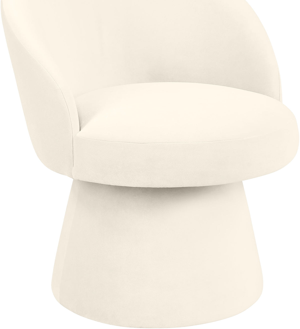 Selene - Upholstered Swivel Dining Chair
