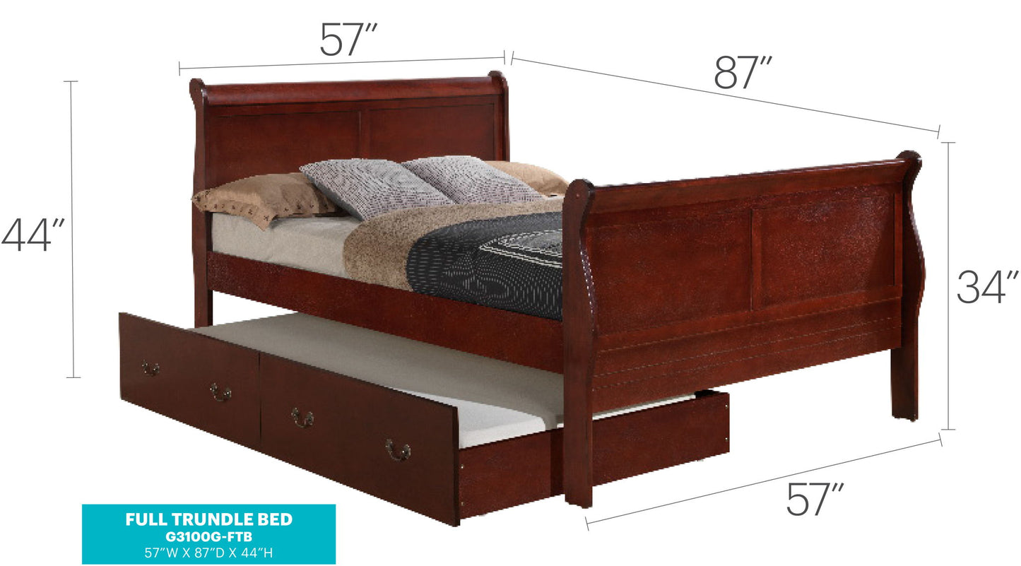 Glory Furniture - Louis Phillipe - Trundle Bed