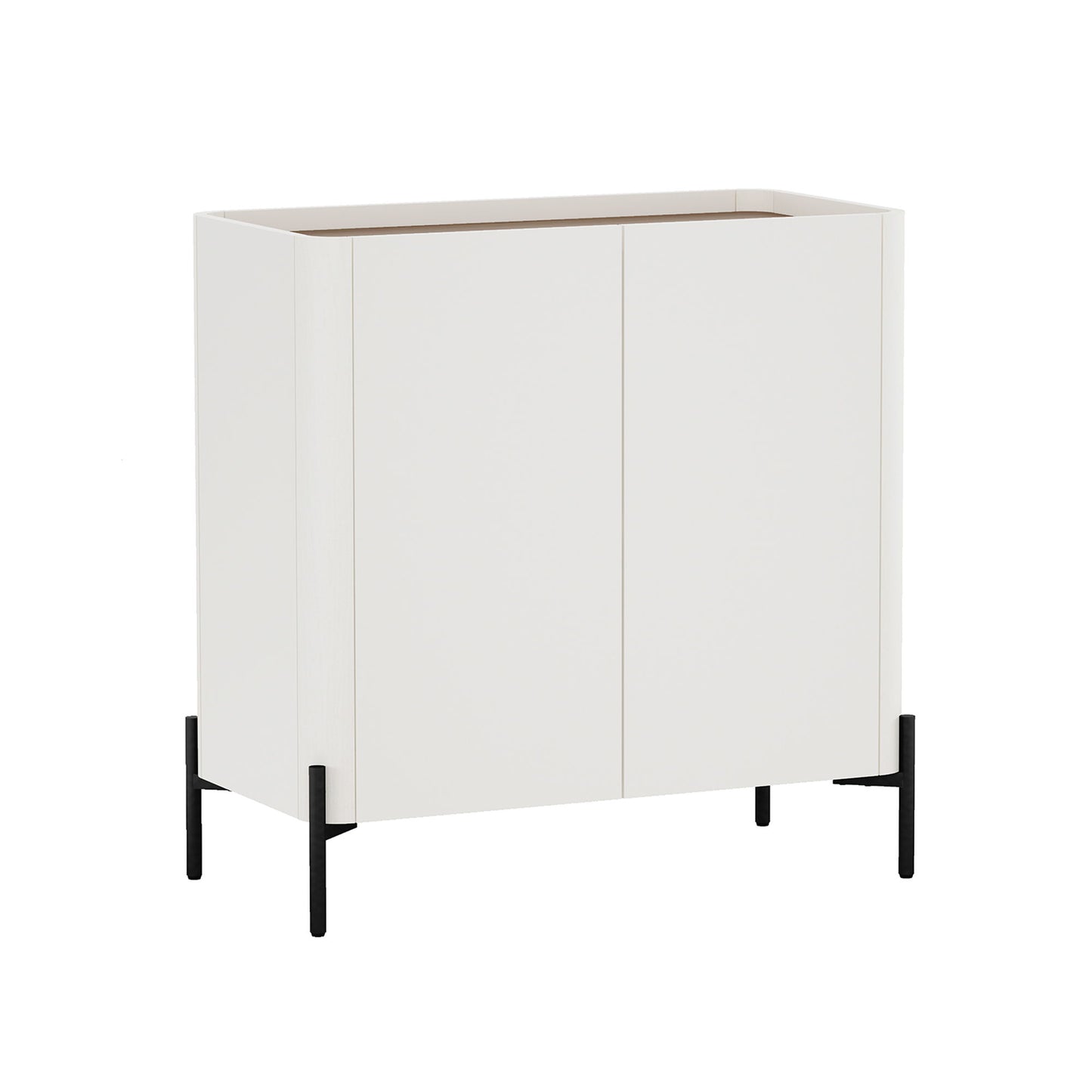 Abbey - Accent Cabinet - Maple And Off White