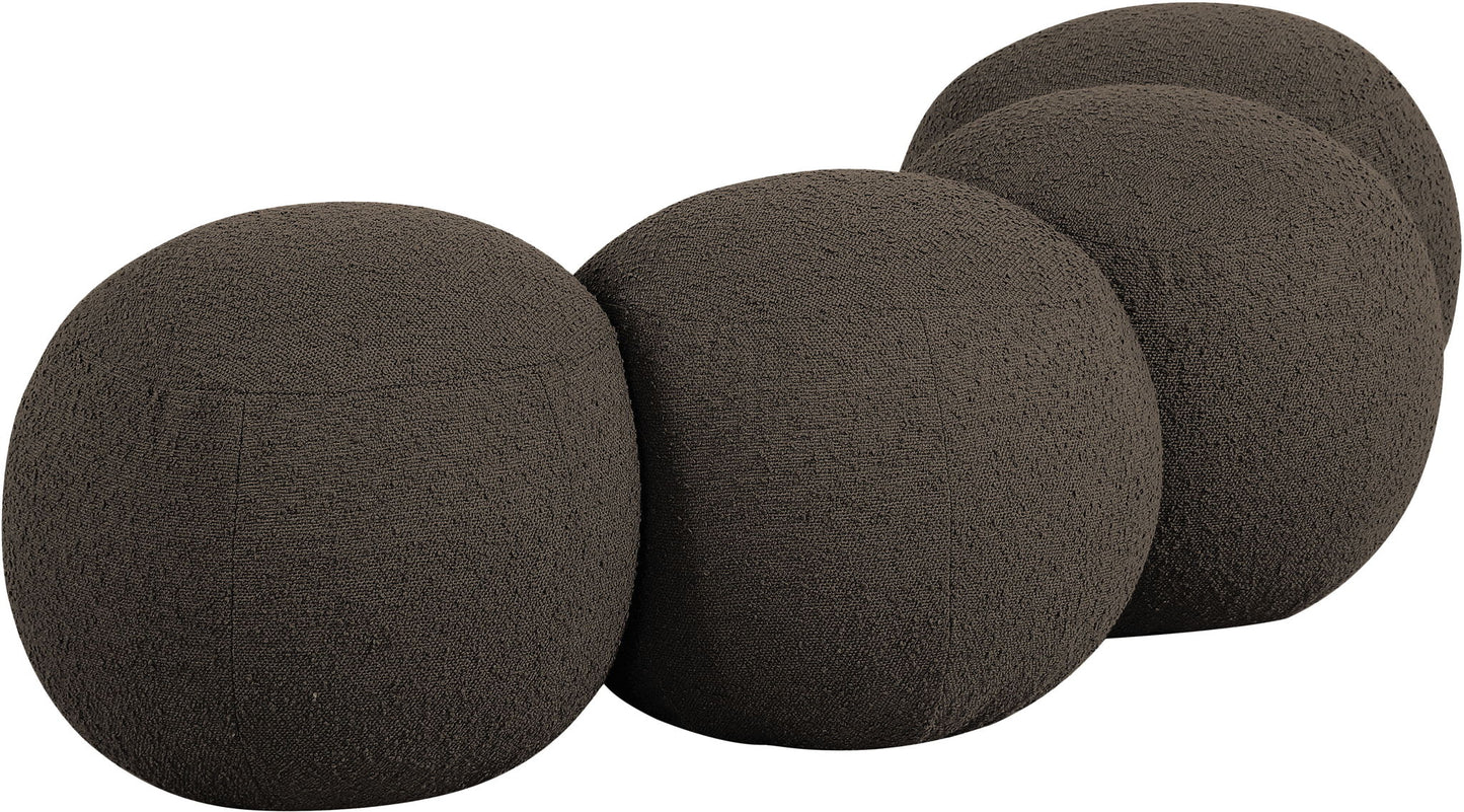 Apollo - Boucle Fabric Bench