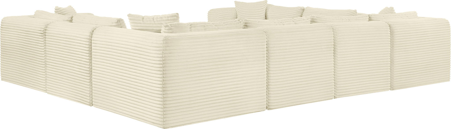 Shaggy - 8 Piece Modular U-Shaped Sectional