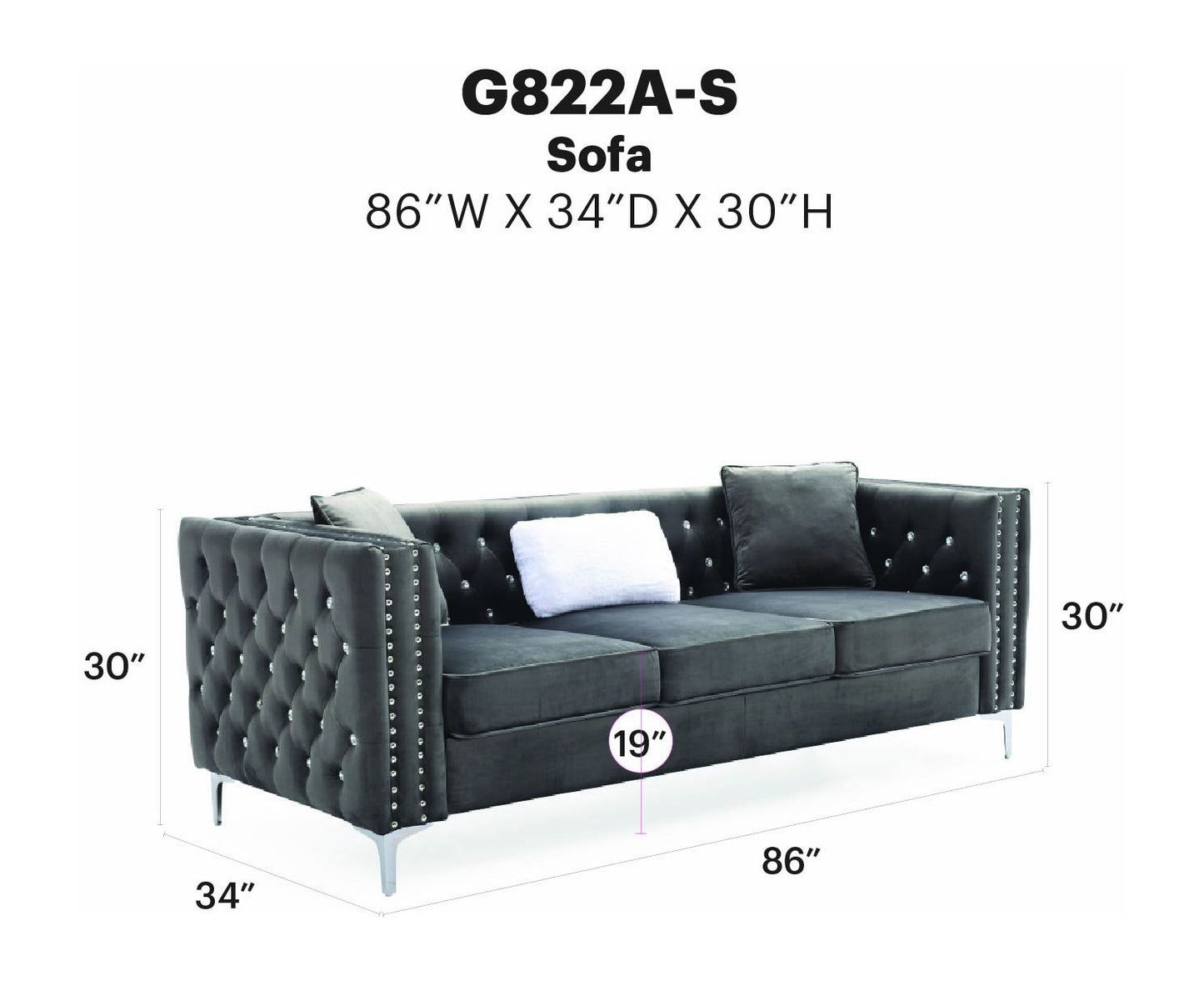 Glory Furniture - Paige - Sofa