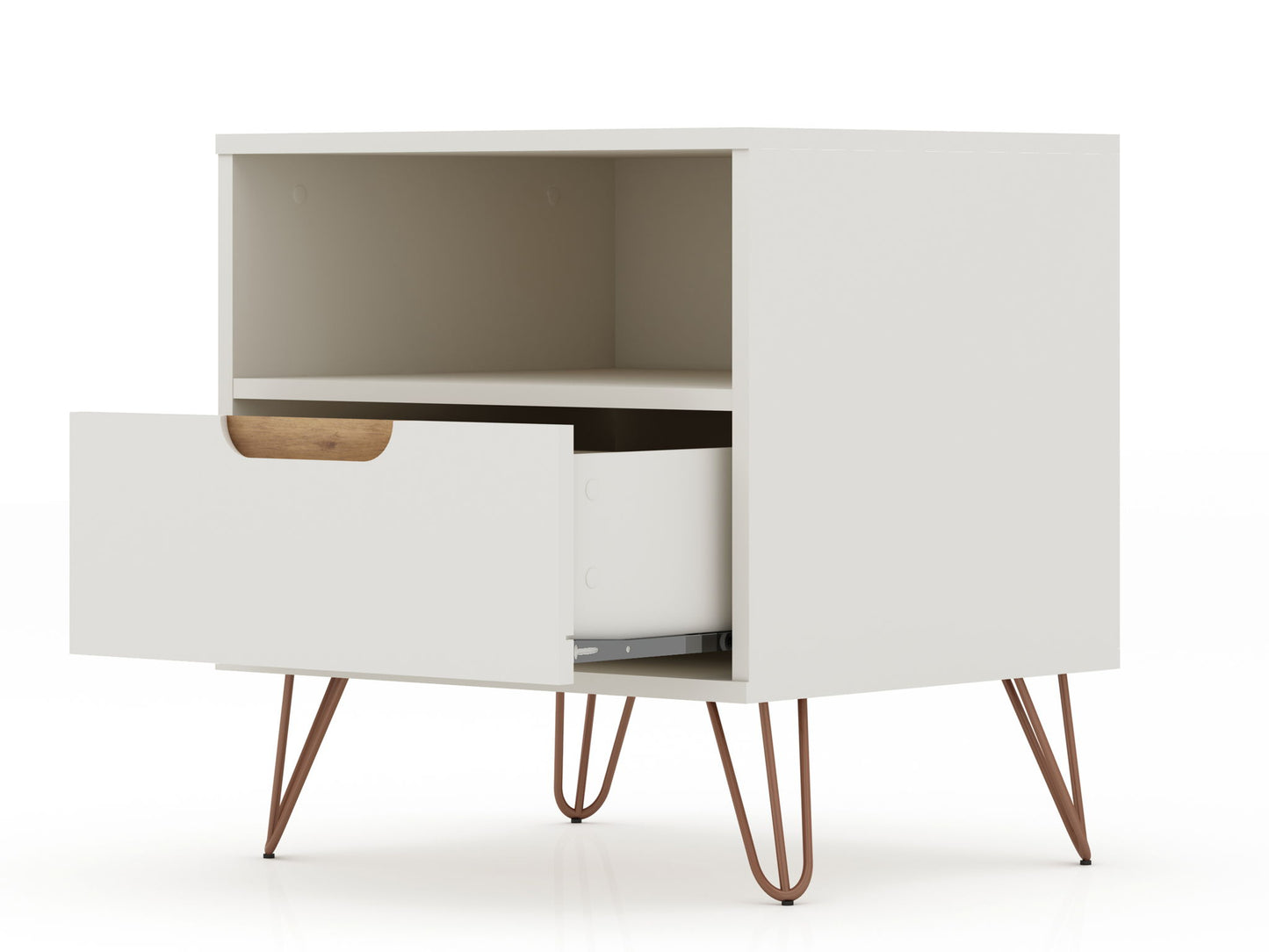 Manhattan Rockefeller - 1-Drawer Nightstand