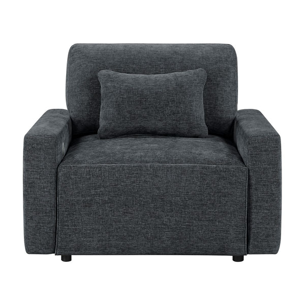 Cumulus Convertible Sleeper Chair with Charging Ports