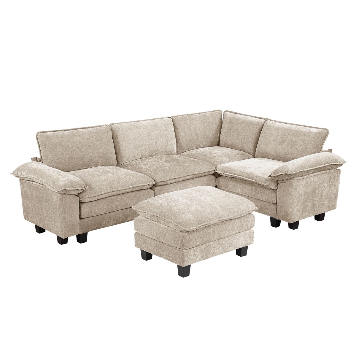 Dublin 5-Piece Modular Sectional with Ottoman
