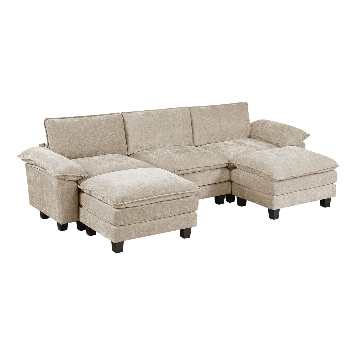 Dublin 5-Piece Modular Sectional with Ottoman