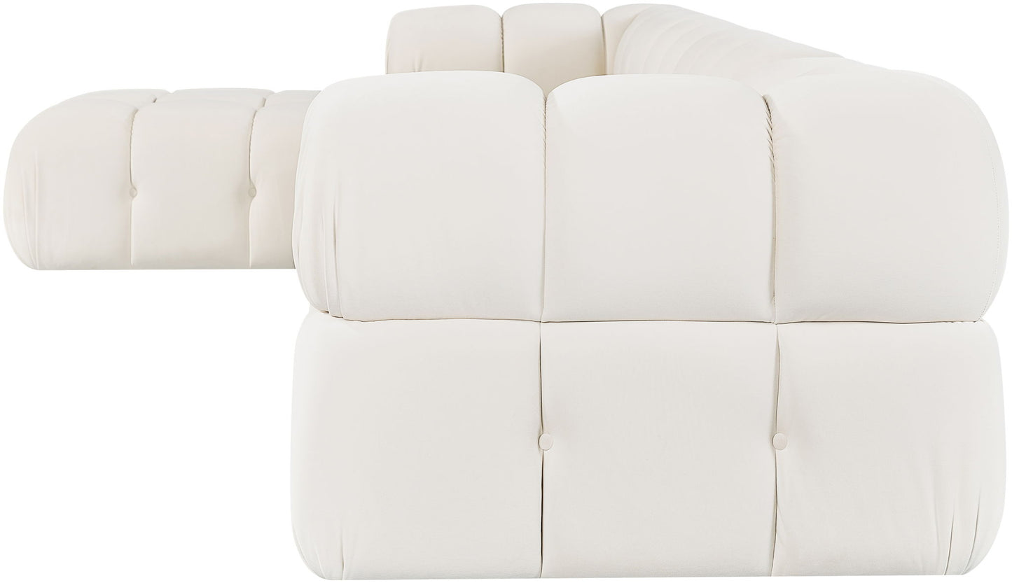 Orin - Fabric Velvet 5 Piece Modular Sectional