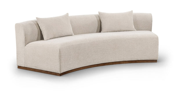 Avanti - 104" Chenille Fabric Upholstered Sofa