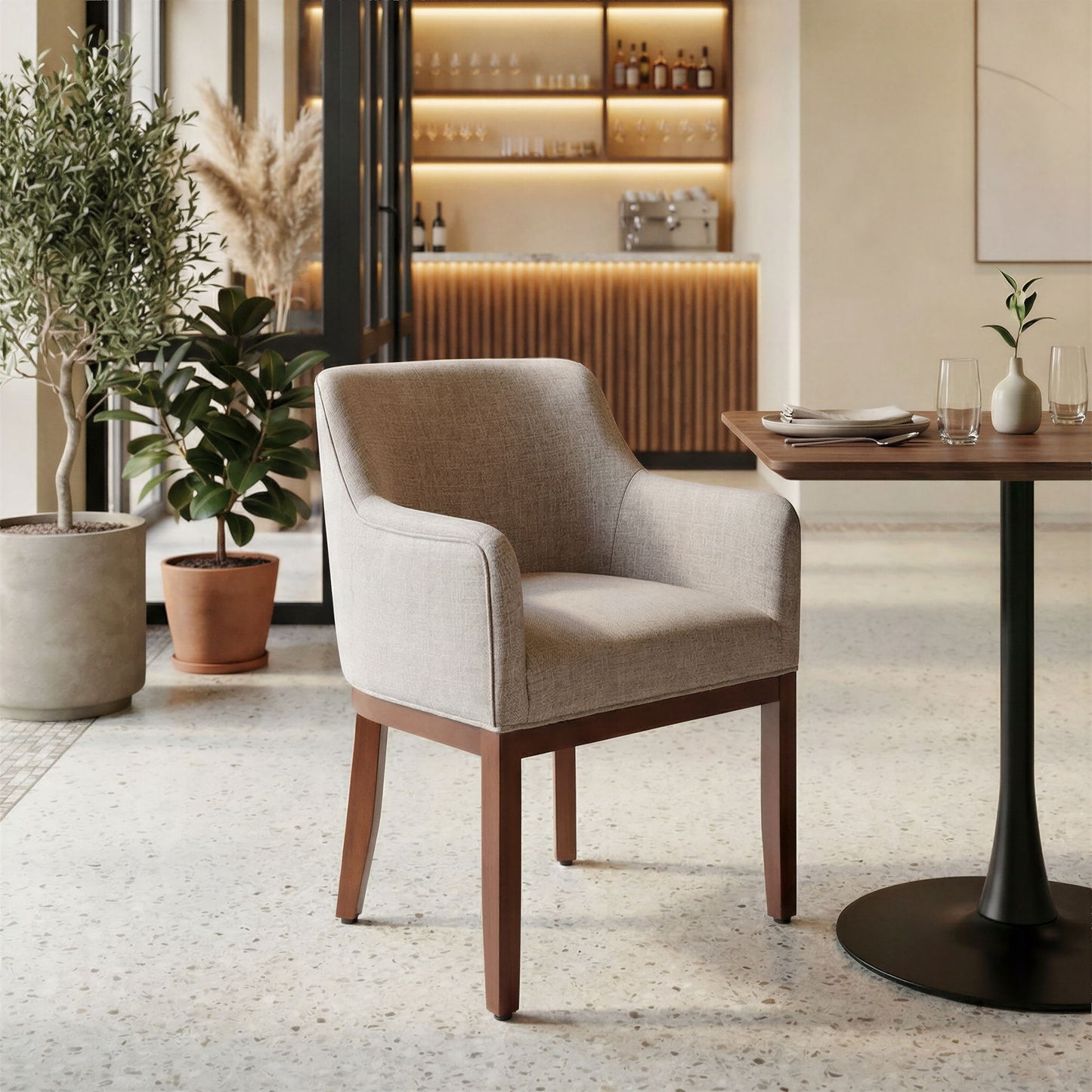 Berbera - Dining Chair - Gray
