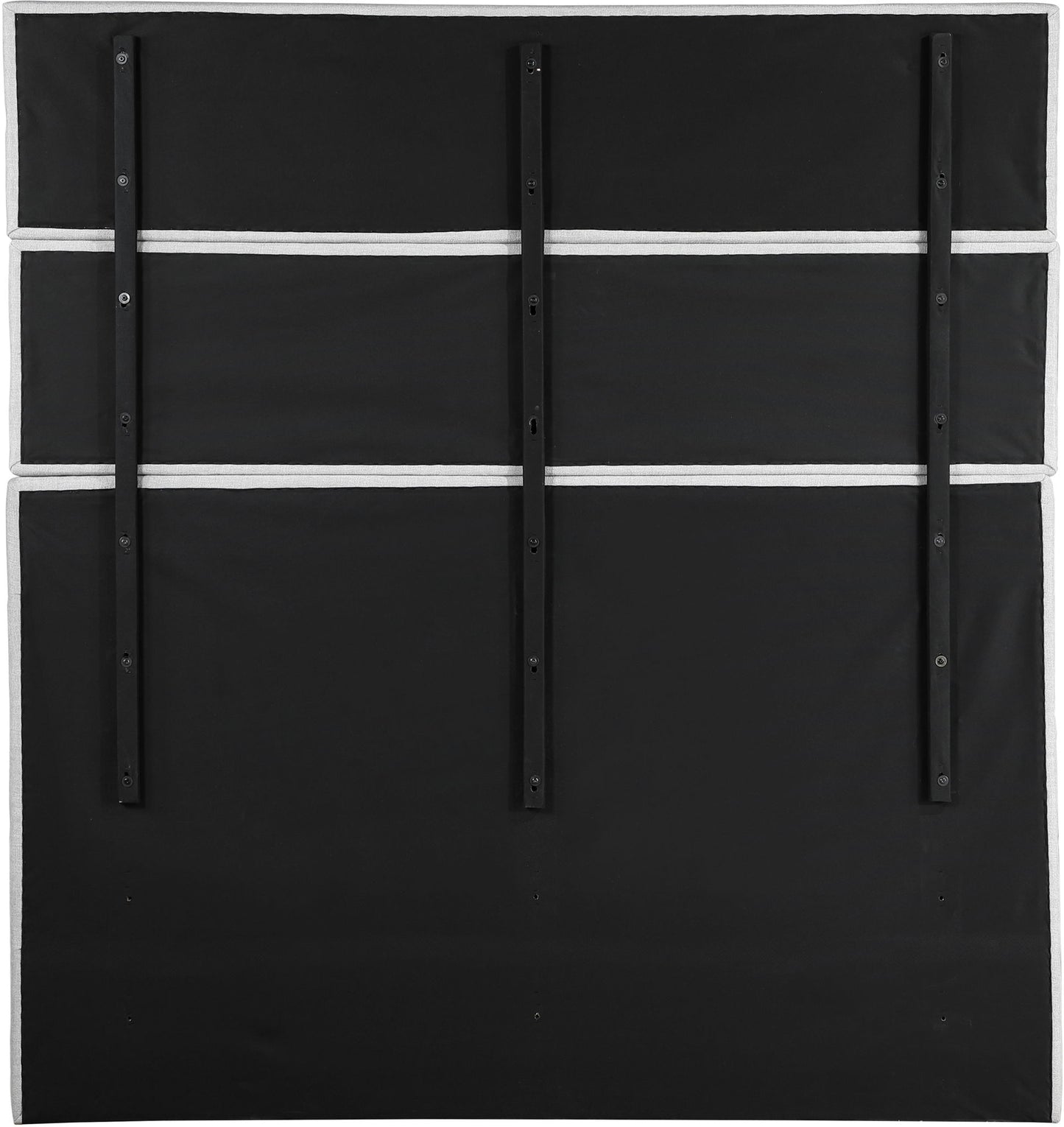Adam - Linen Fabric Bed With 89" Headboard