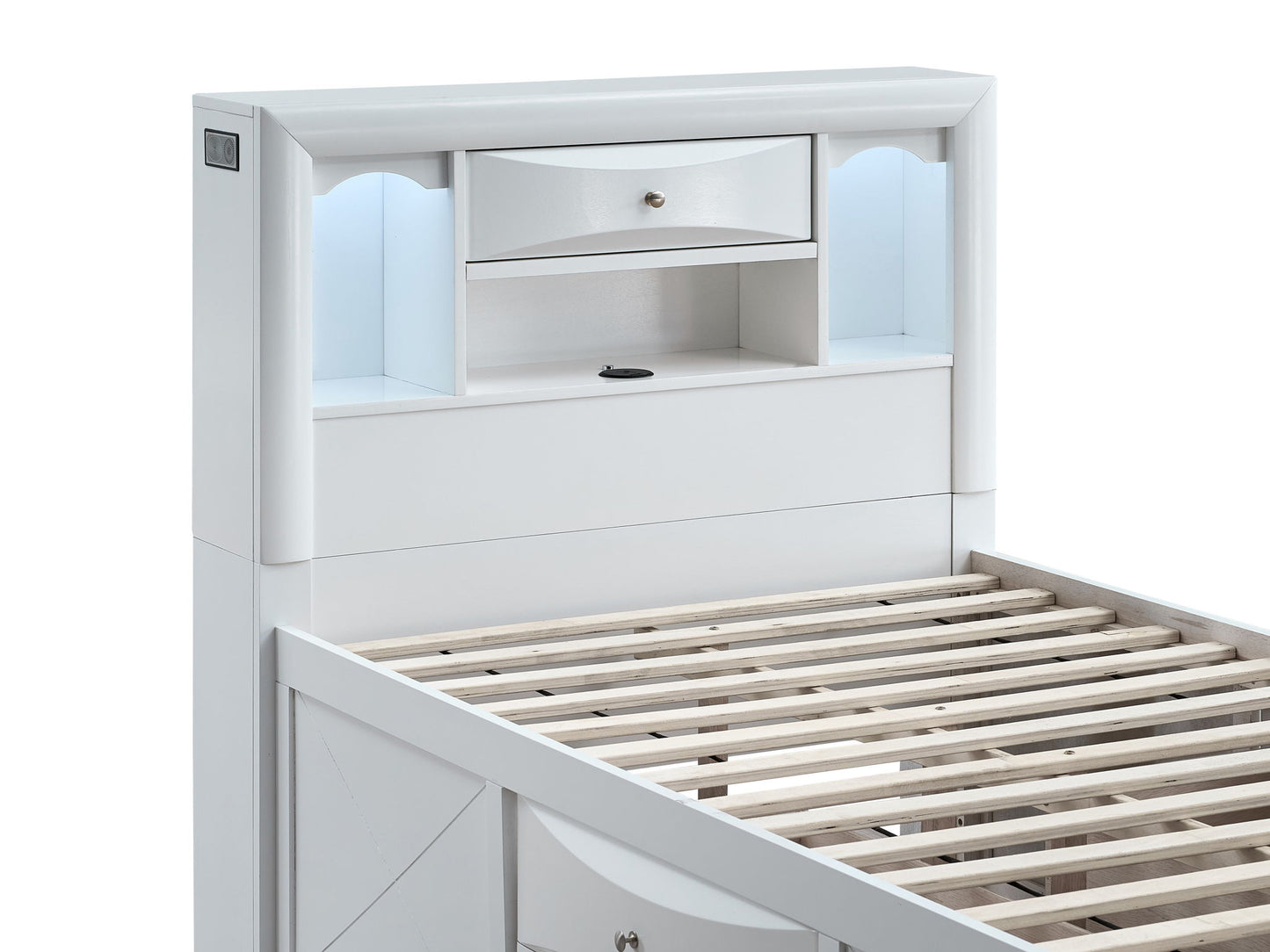 Glory Furniture - Marilla - Storage Bed With Lighting