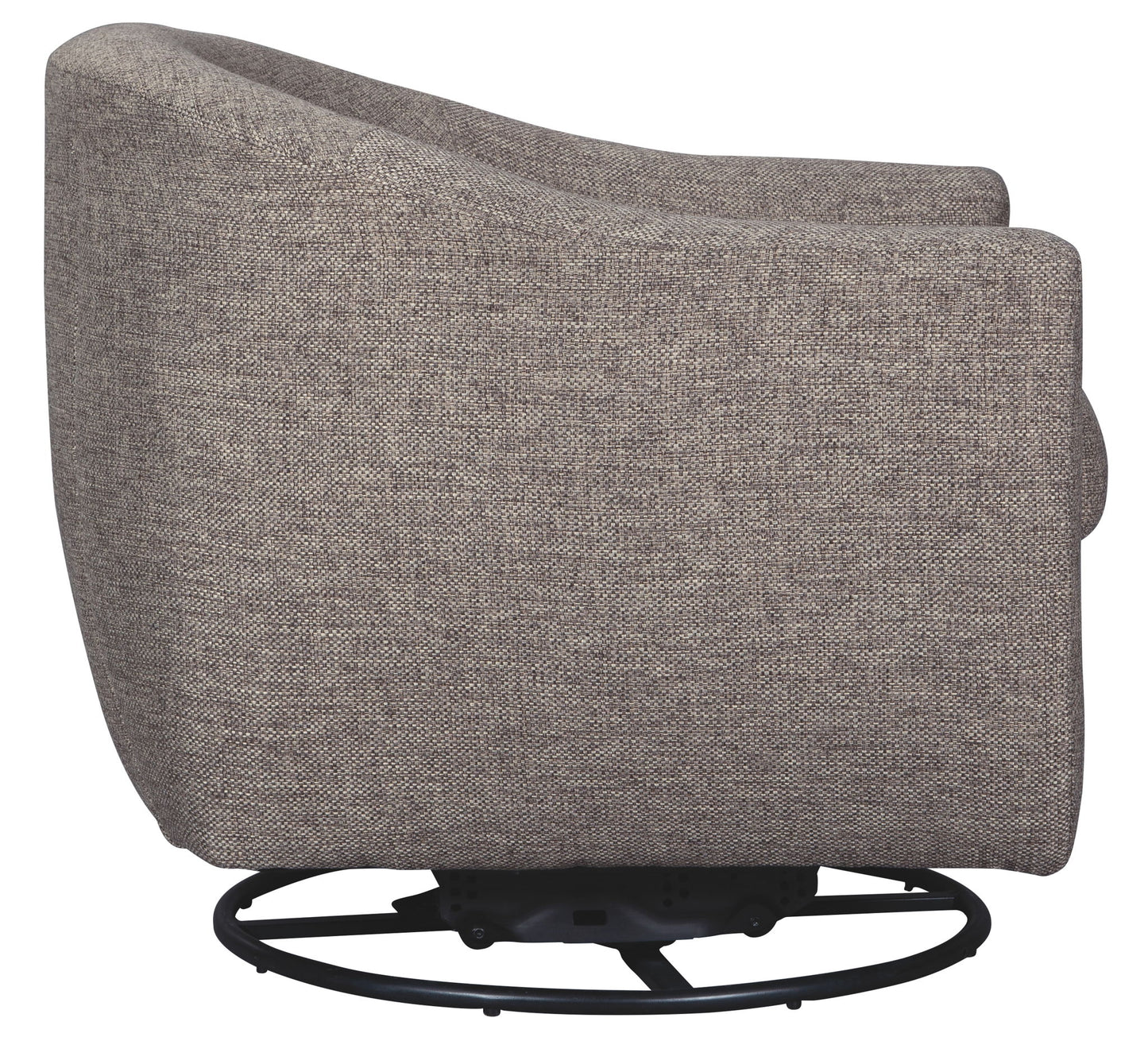 Upshur - Swivel Glider Accent Chair - Taupe
