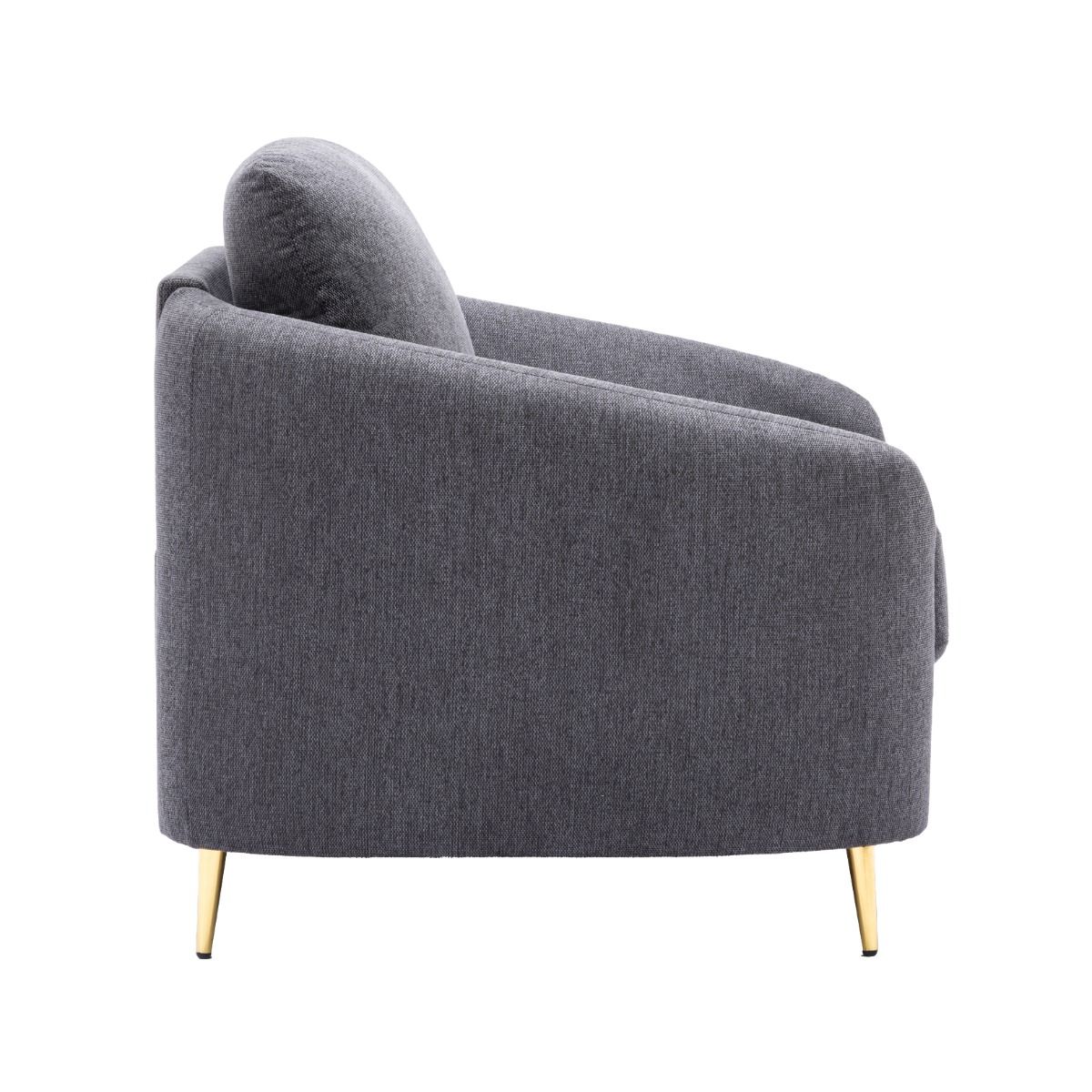 Yuina - Chair - Gray Linen