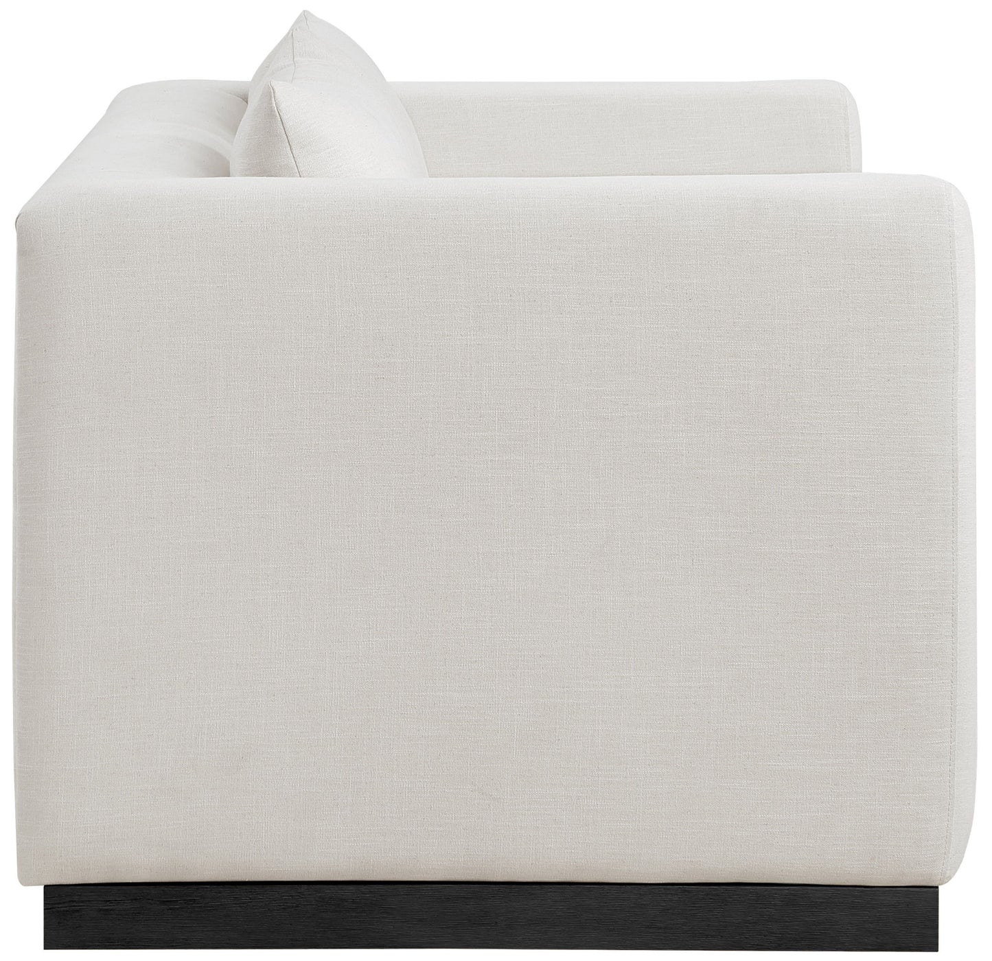 Alfie - Linen Textured Fabic Loveseat