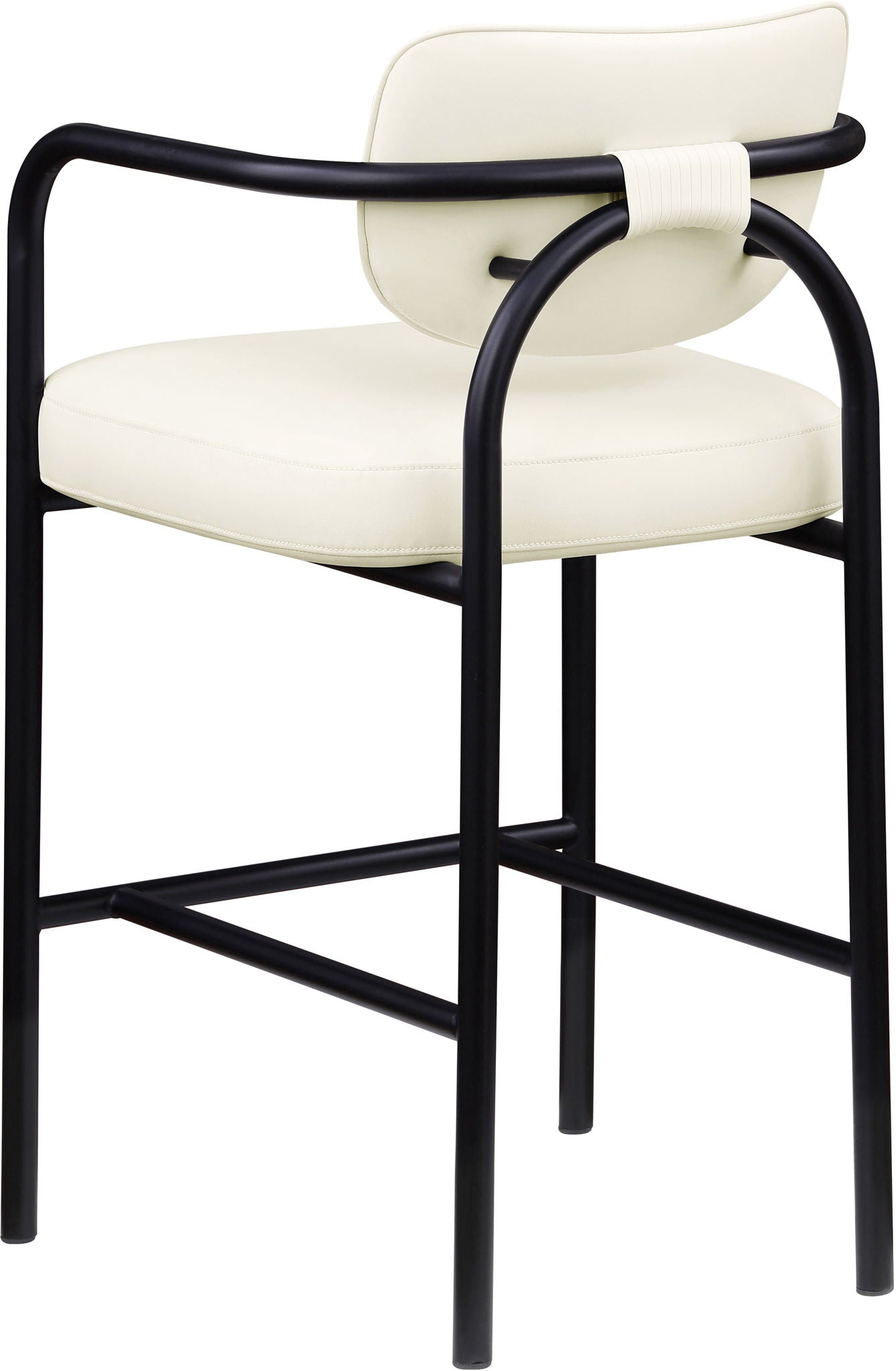 Serava - Vegan Leather Upholstered Bar Stool
