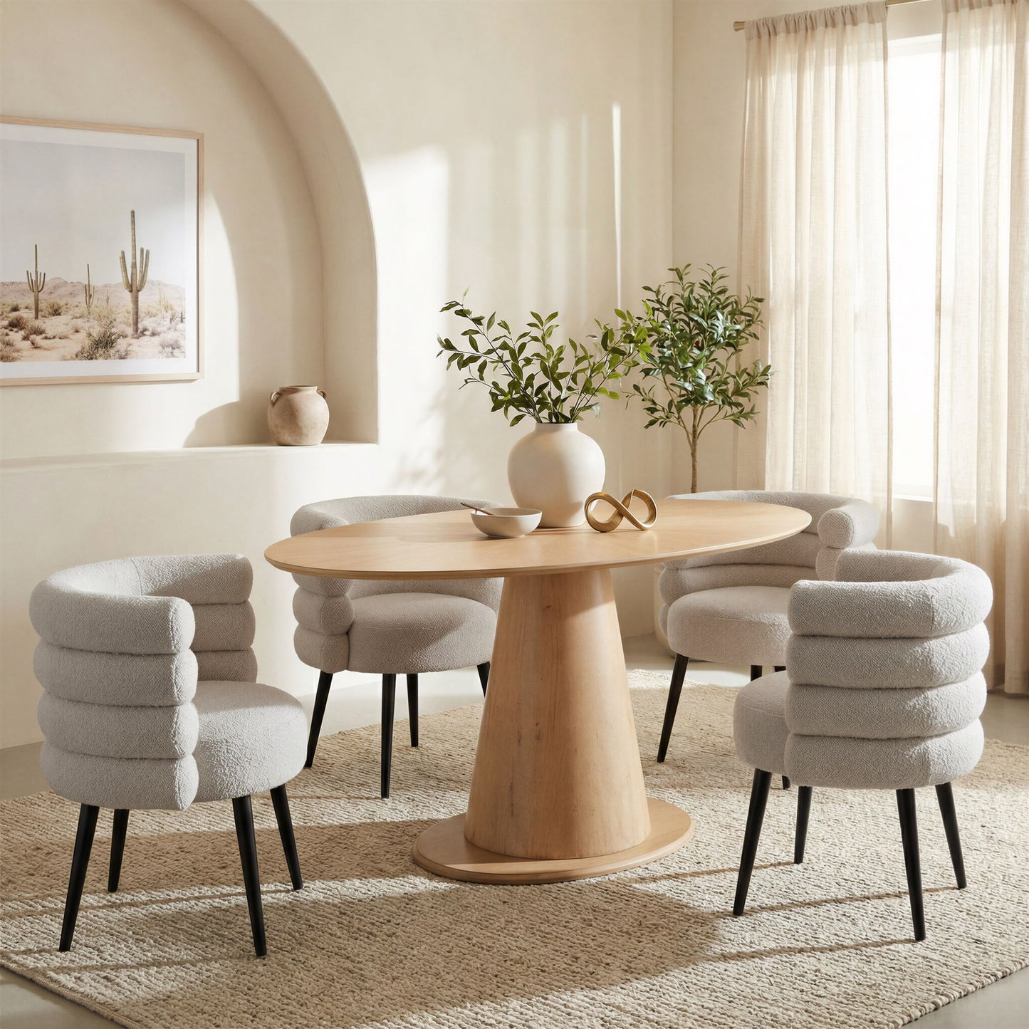 Grena - Dining Chair - Misty Gray