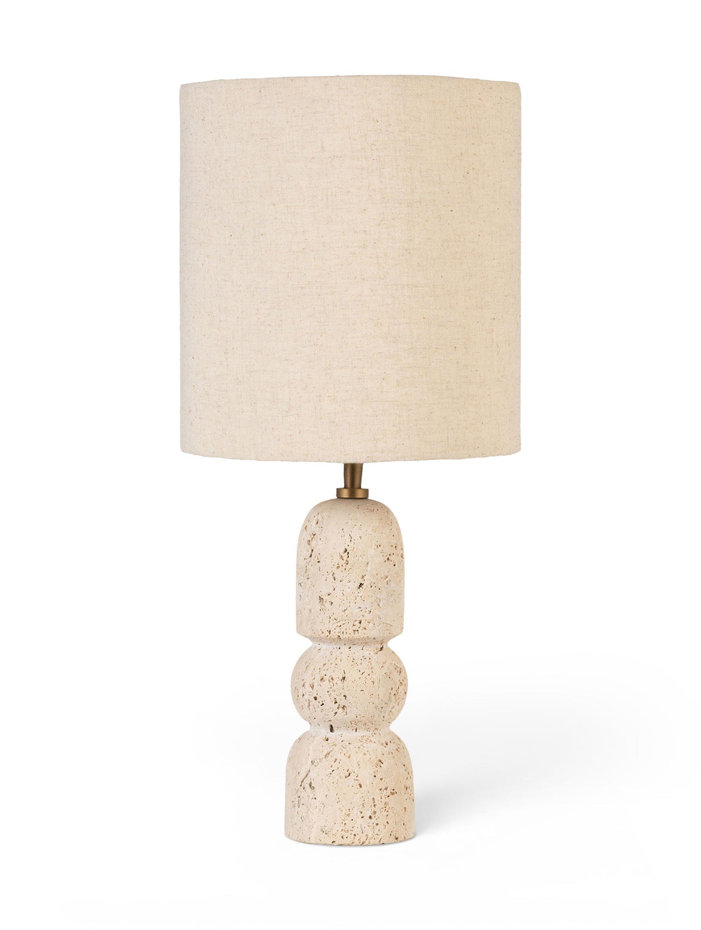 Paros - Base And Linen Textured Fabric Shade Table Lamp