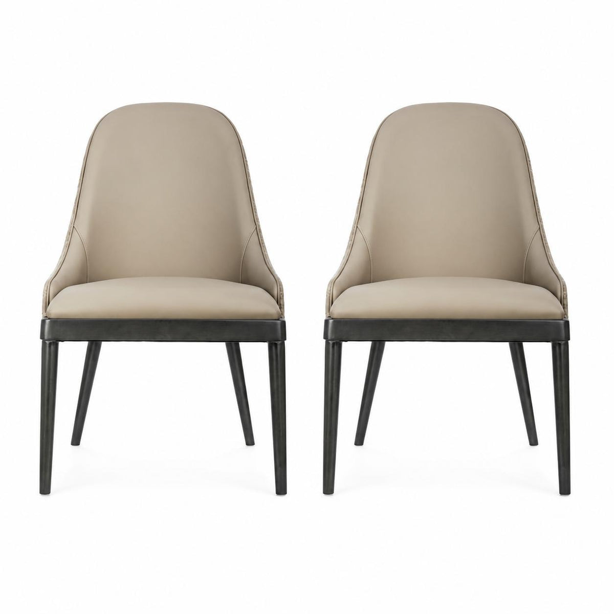Drew - Side Chair (Set of 2) - Taupe