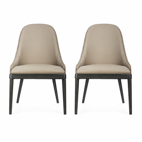 Drew - Side Chair (Set of 2) - Taupe
