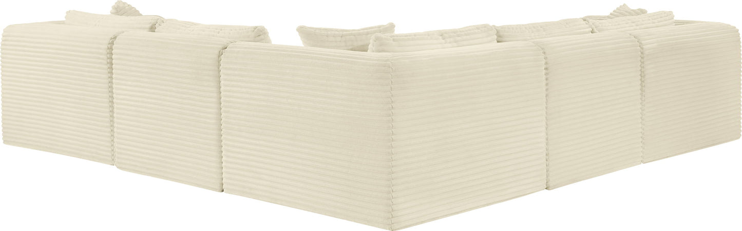 Shaggy - 5 Piece Modular Corner Sectional