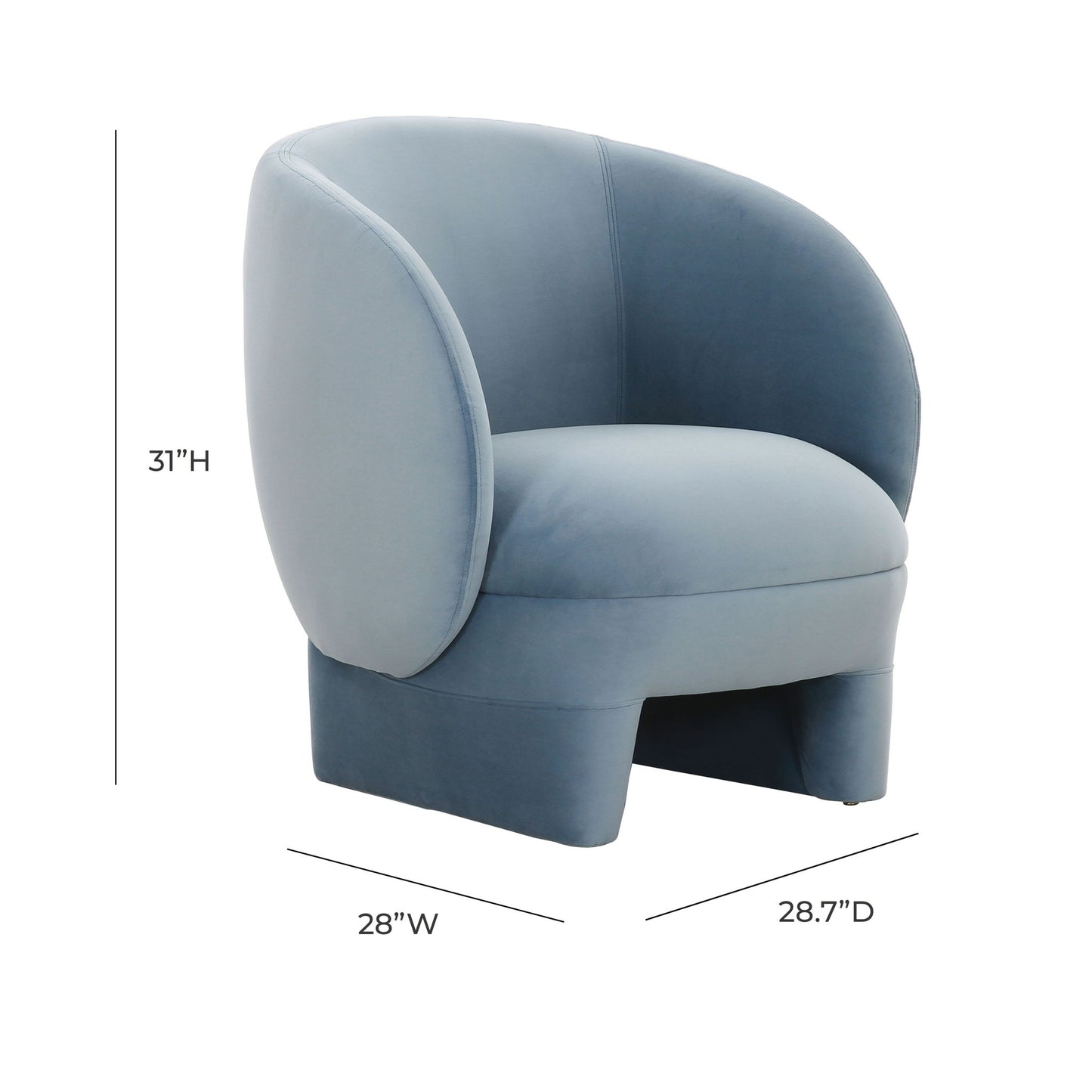 Kiki - Velvet Accent Chair