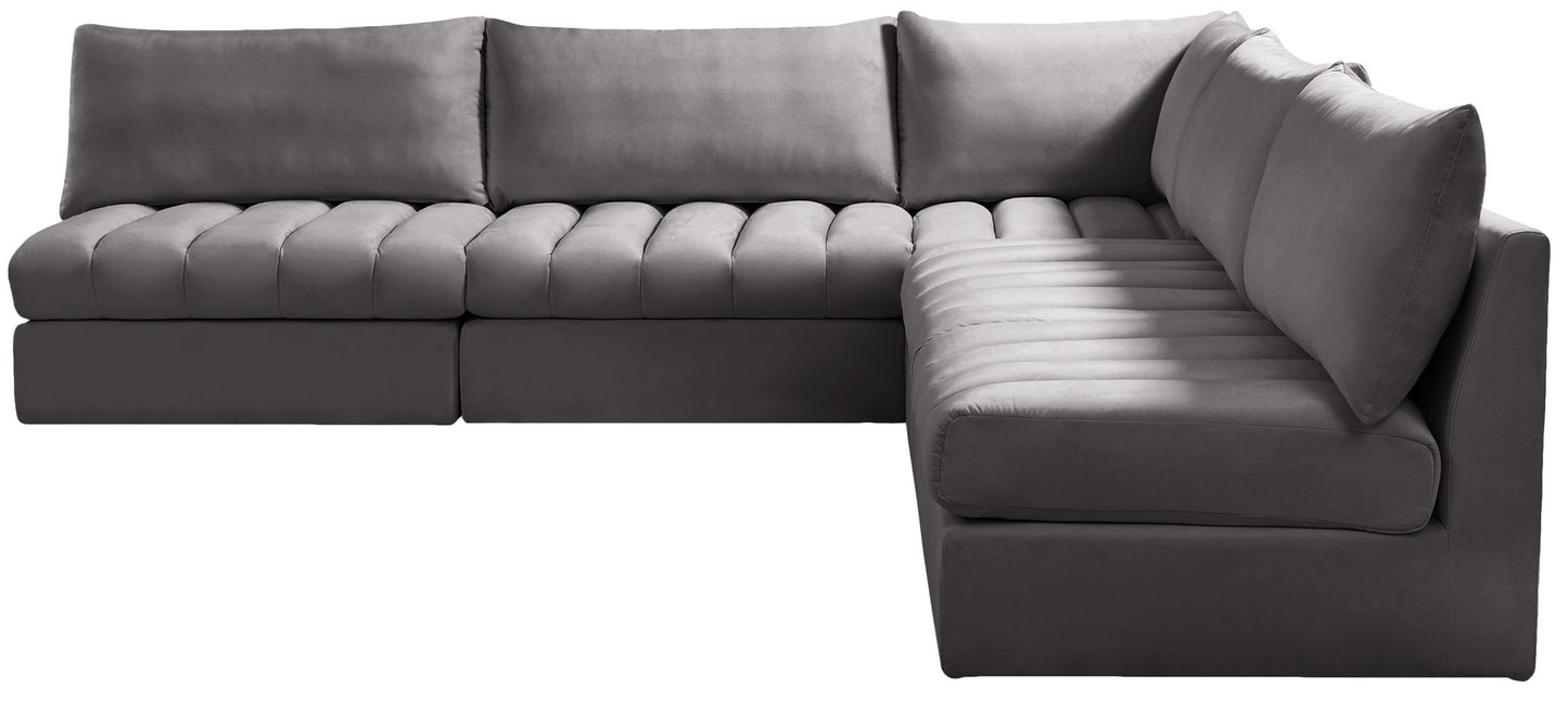 Jacob - Modular Corner Armless Sectional 5 Piece
