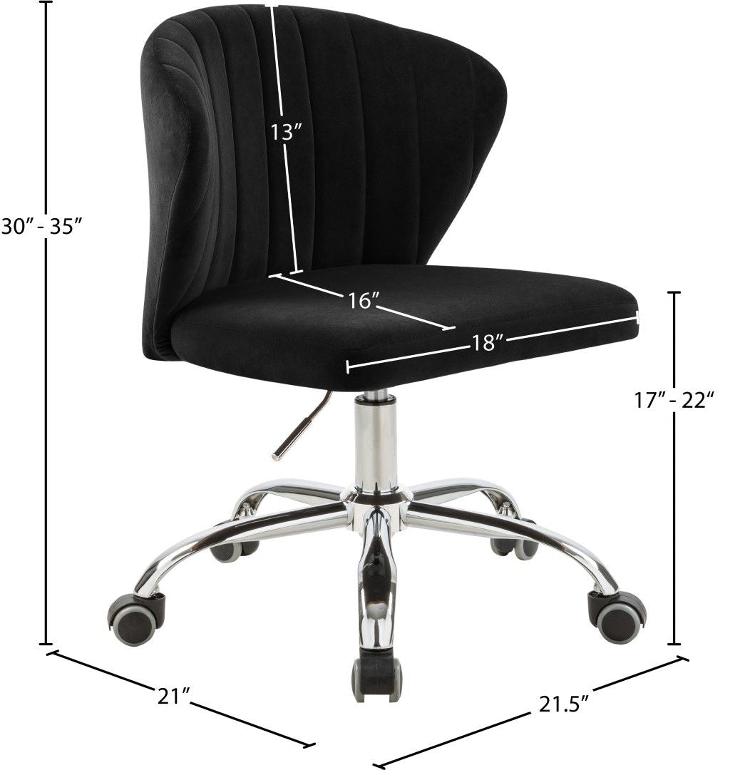 Finley - Office Chair with Chrome Legs