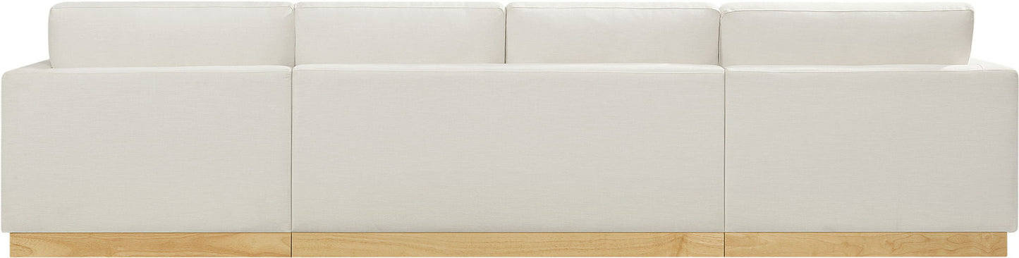 Johanna - 3 Piece Sectional - Natural Base