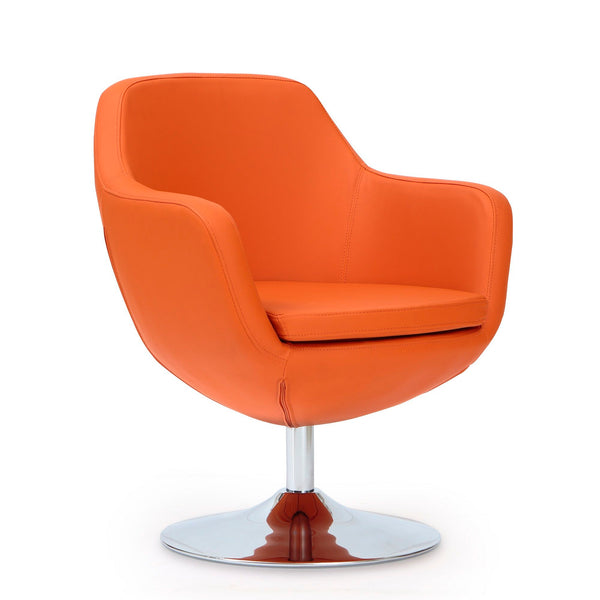 Manhattan Caisson - Swivel Lounge Chair