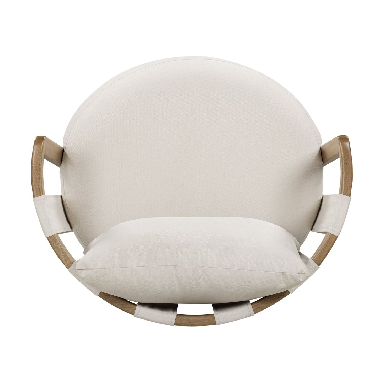Paolo - Fabric Outdoor Accent Chair - Cream