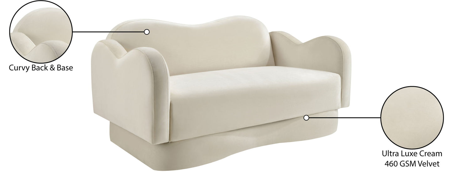 Bloom - Velvet Loveseat