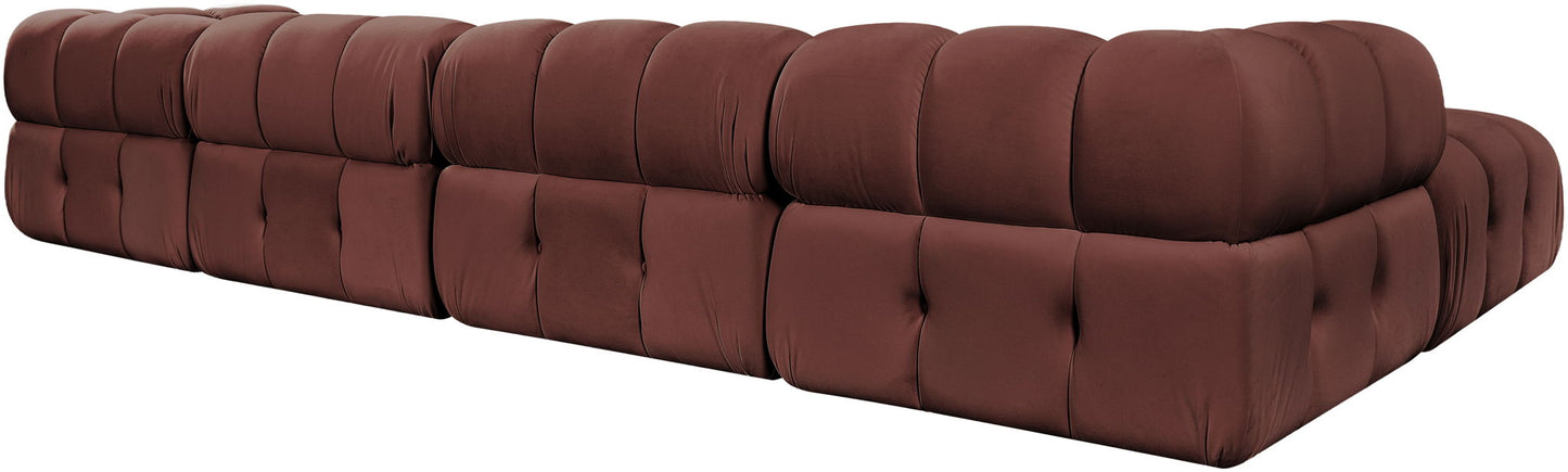 Orin - Fabric Velvet 5 Piece Modular Sectional