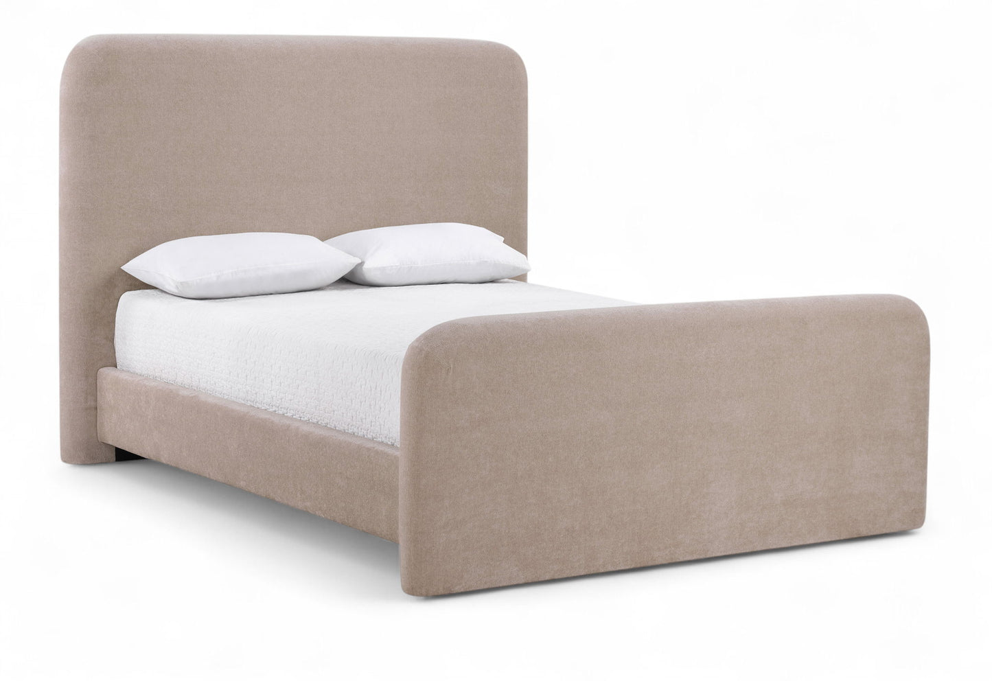 Fira - Chenille Fabric Upholstered Bed