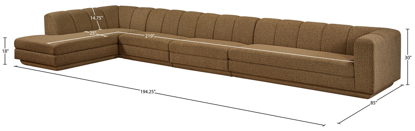 Modari - Sectional - Brown