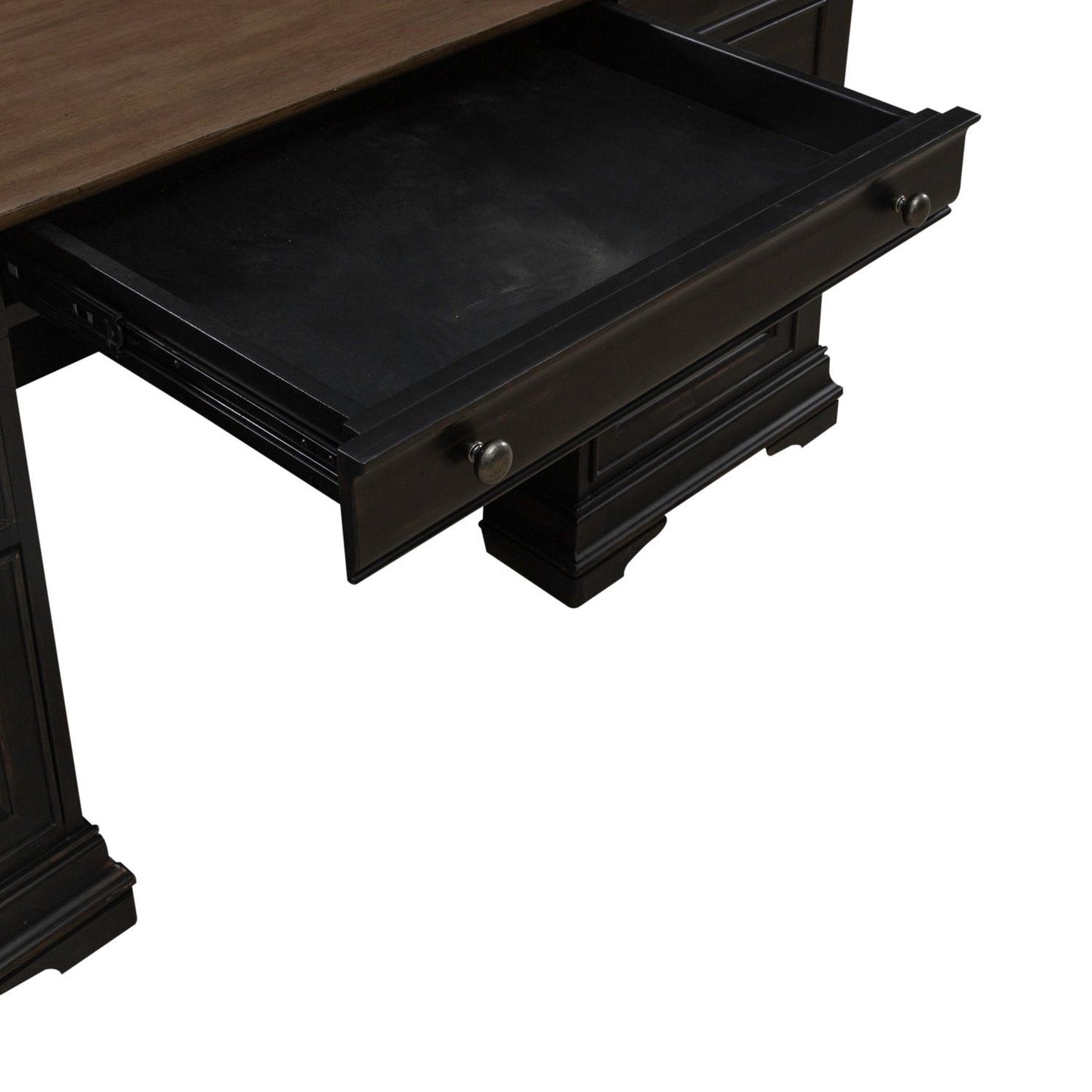 Meritage - Jr Executive Desk - Black