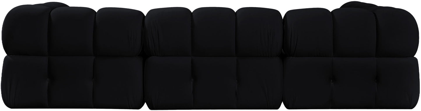 Orin - Fabric Velvet 4 Piece Modular Sectional