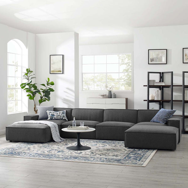Restore 6-Piece Sectional Sofa - Charcoal