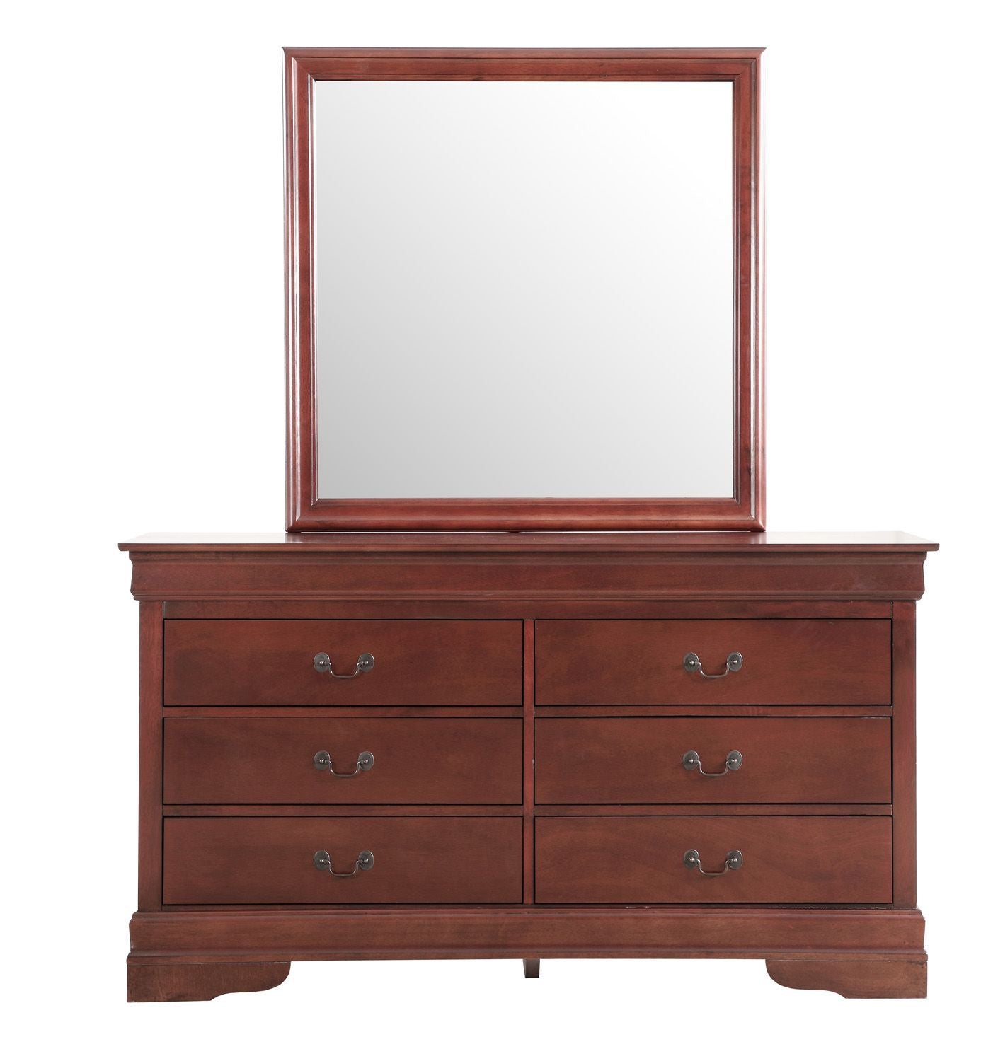 Glory Furniture - Louis Phillipe - Dresser & Mirror